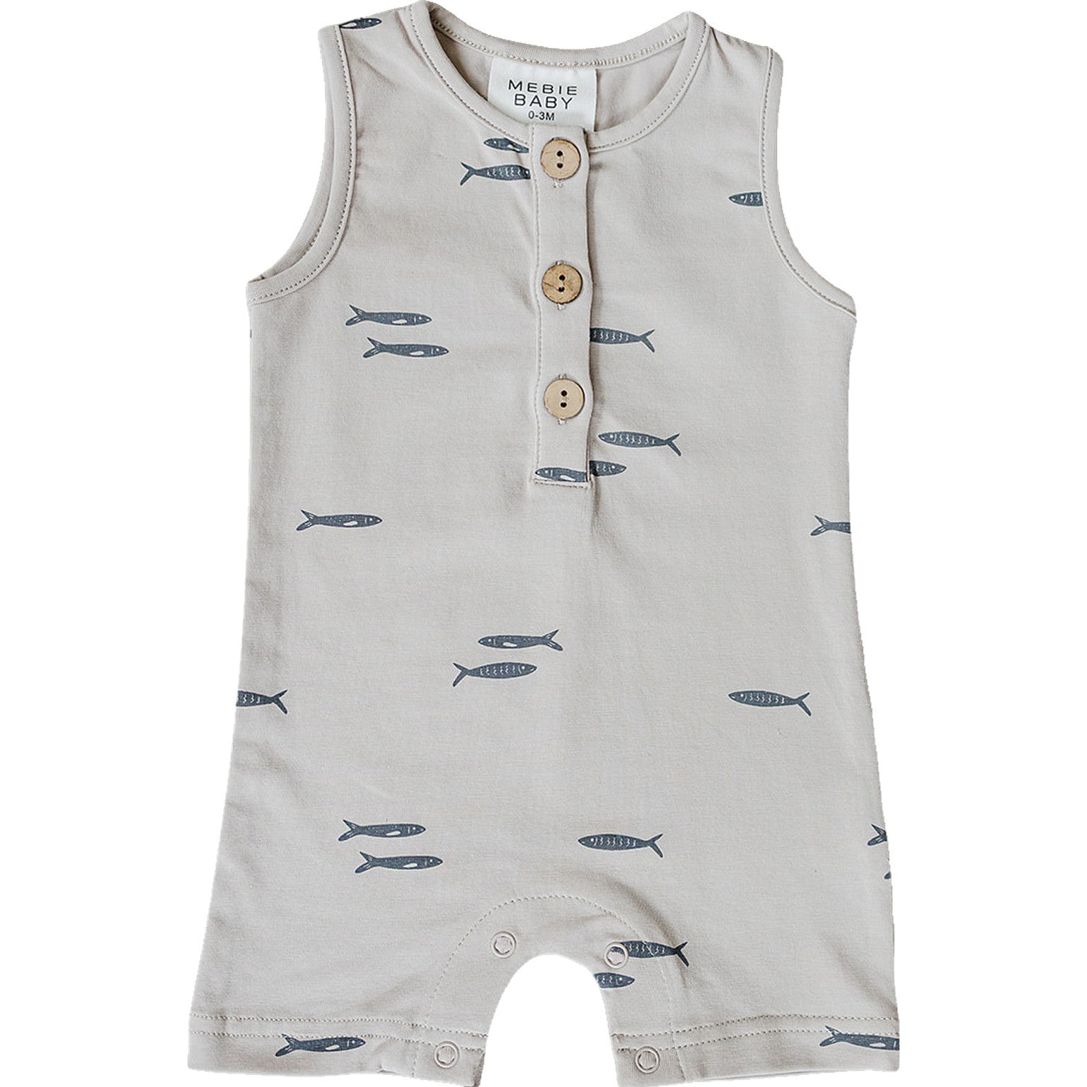 Fish Short Romper