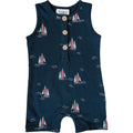 Sailboat Short Romper