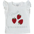 Strawberry Ruffle Tee