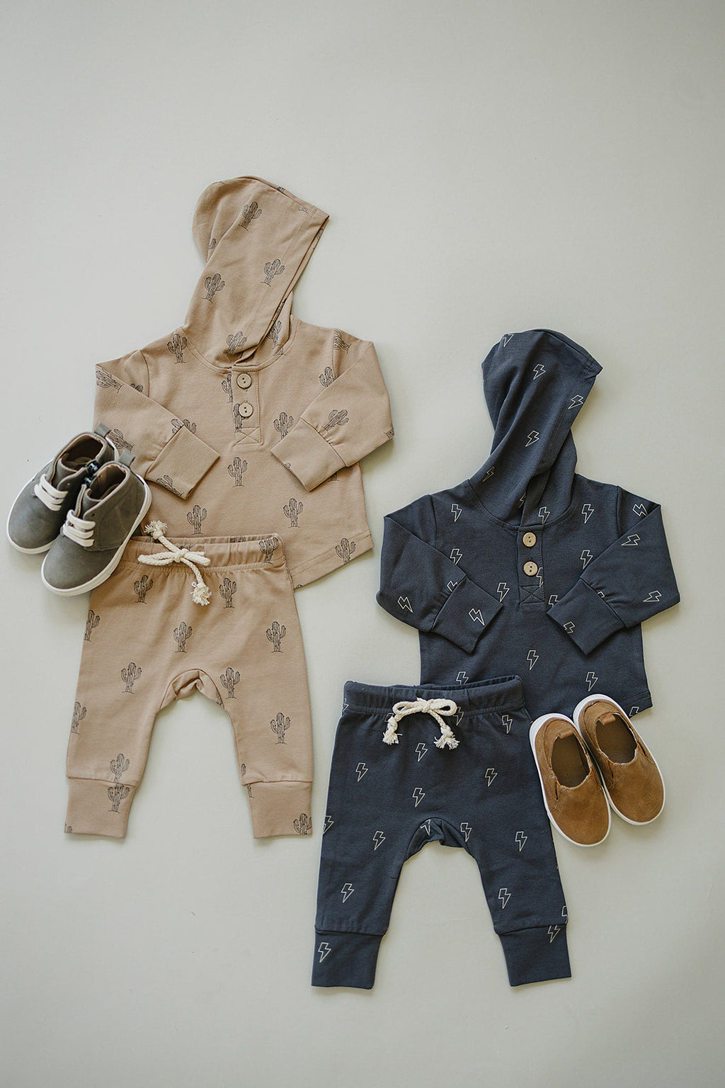 Lightning Bolt Hooded Set