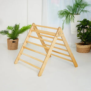 Indoor Montessori Triangle Climbing Ladder – Perfect for Active Kids - KiddoLux