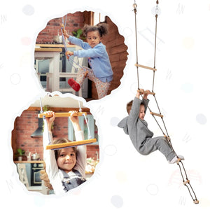 Kids Climbing Rope Ladder – Montessori Play - KiddoLux