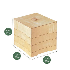 Wooden Storage Sorter for Constructor Toys – Montessori Organizer - KiddoLux