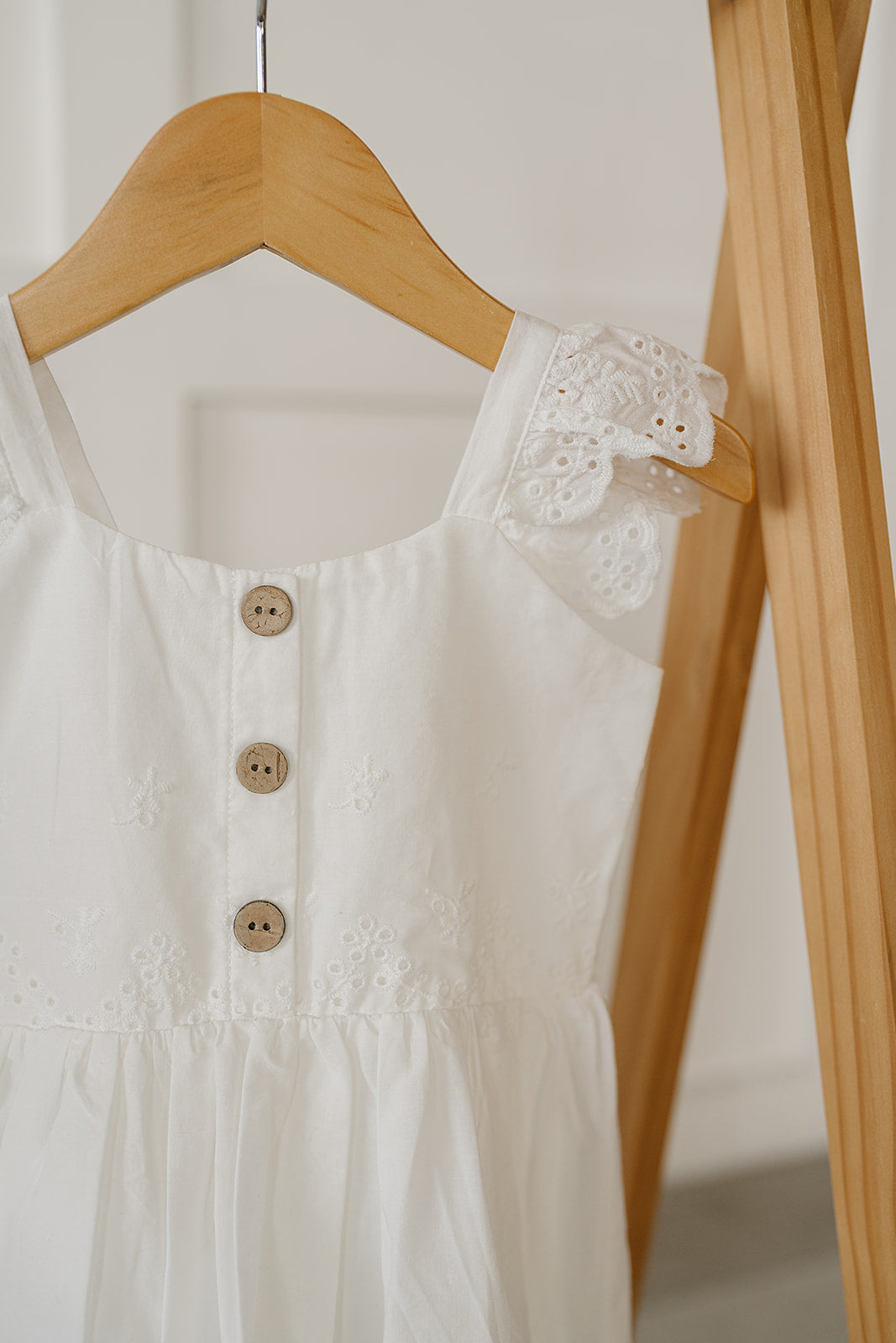White Eyelet Dress