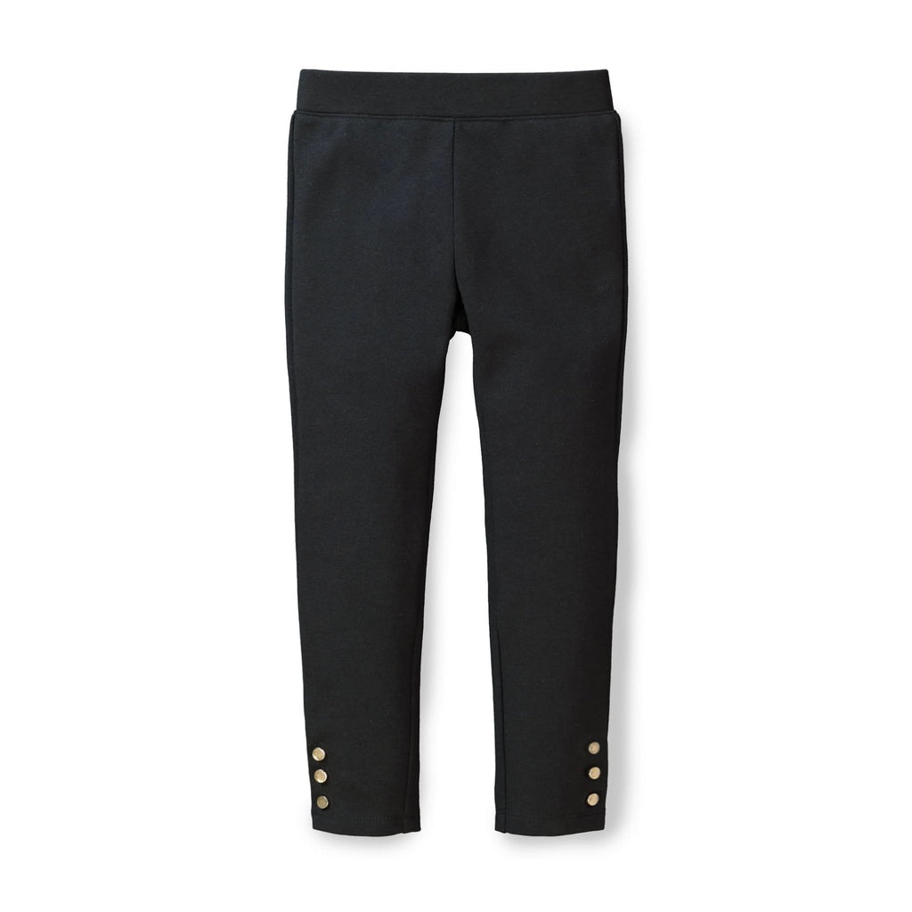 Button Cuff Ponte Pant - Baby