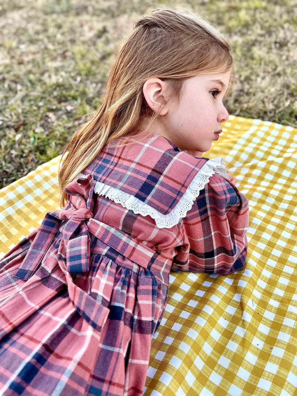 Cotton Candy Plaid Dress