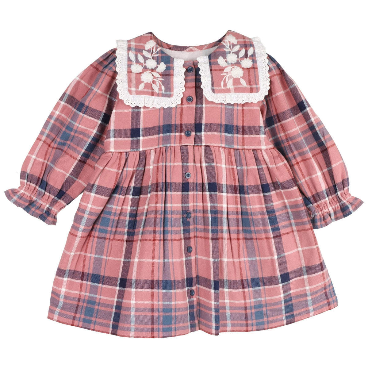Cotton Candy Plaid Dress