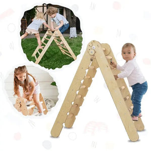 Montessori Triangle Ladder – Perfect for Active Children Development - KiddoLux