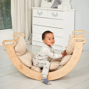 Climbing Arch with Cushion – Montessori Indoor Climber for Kids - KiddoLux