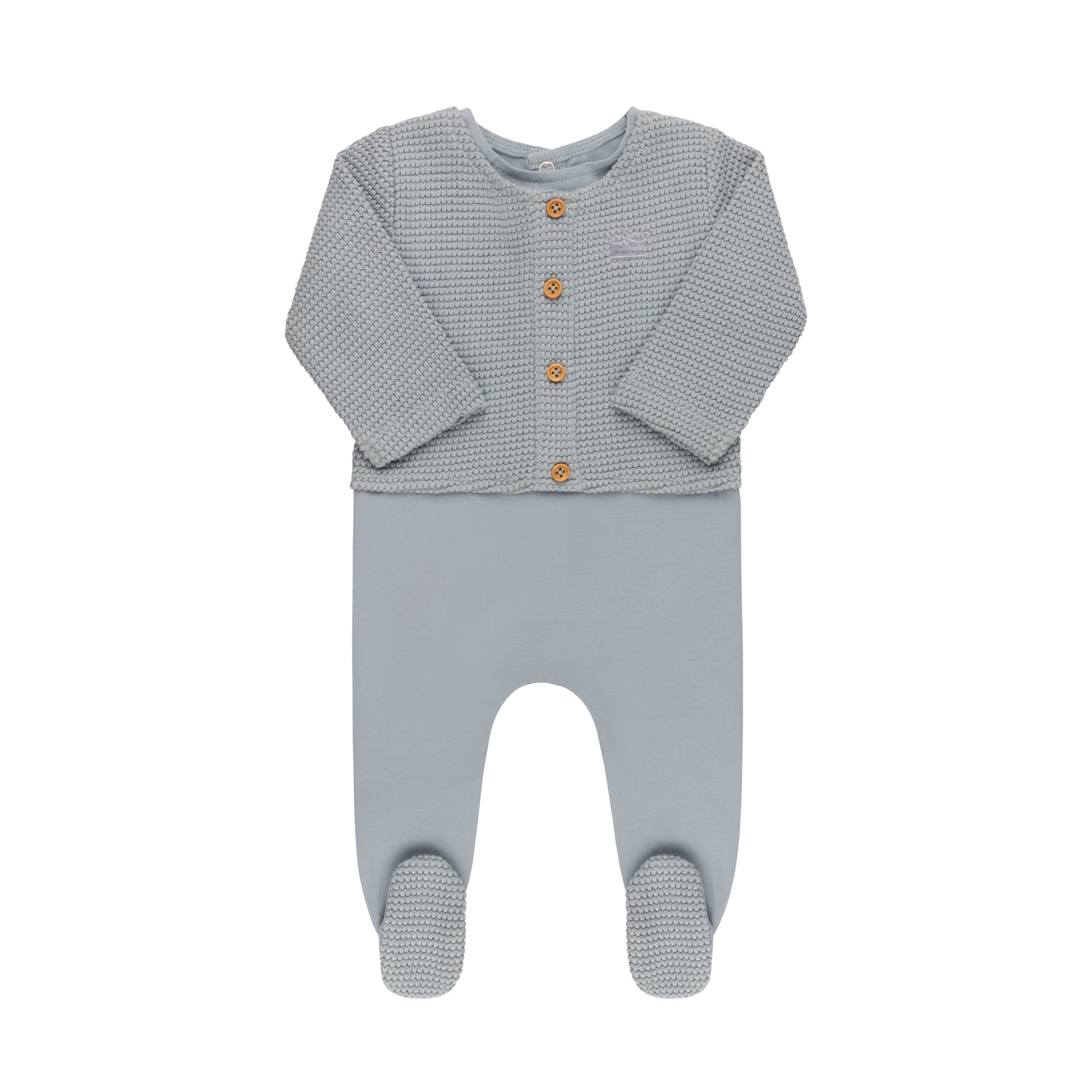 Faux Cardigan Layette Set (cotton edition)