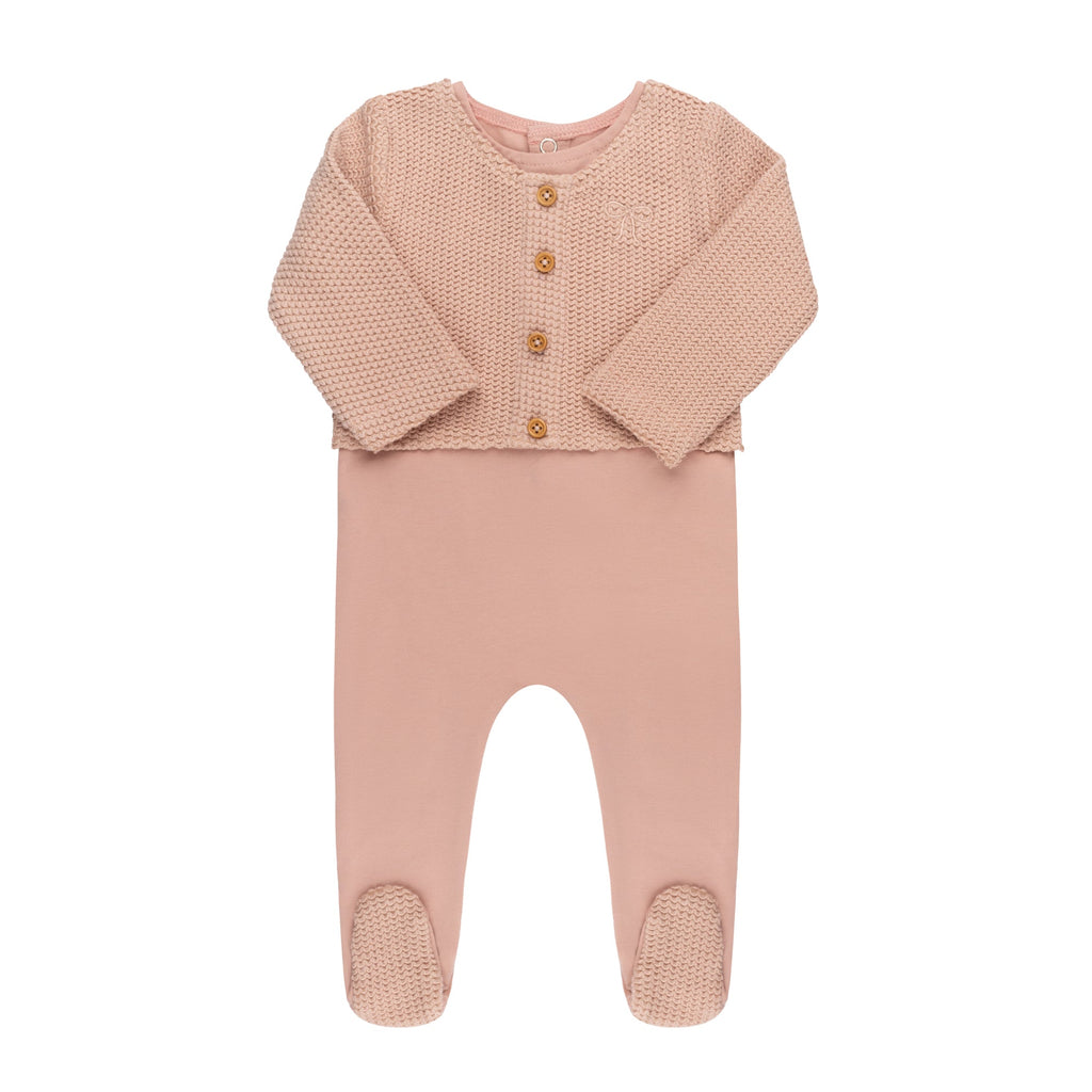 Faux Cardigan Layette Set (cotton edition)