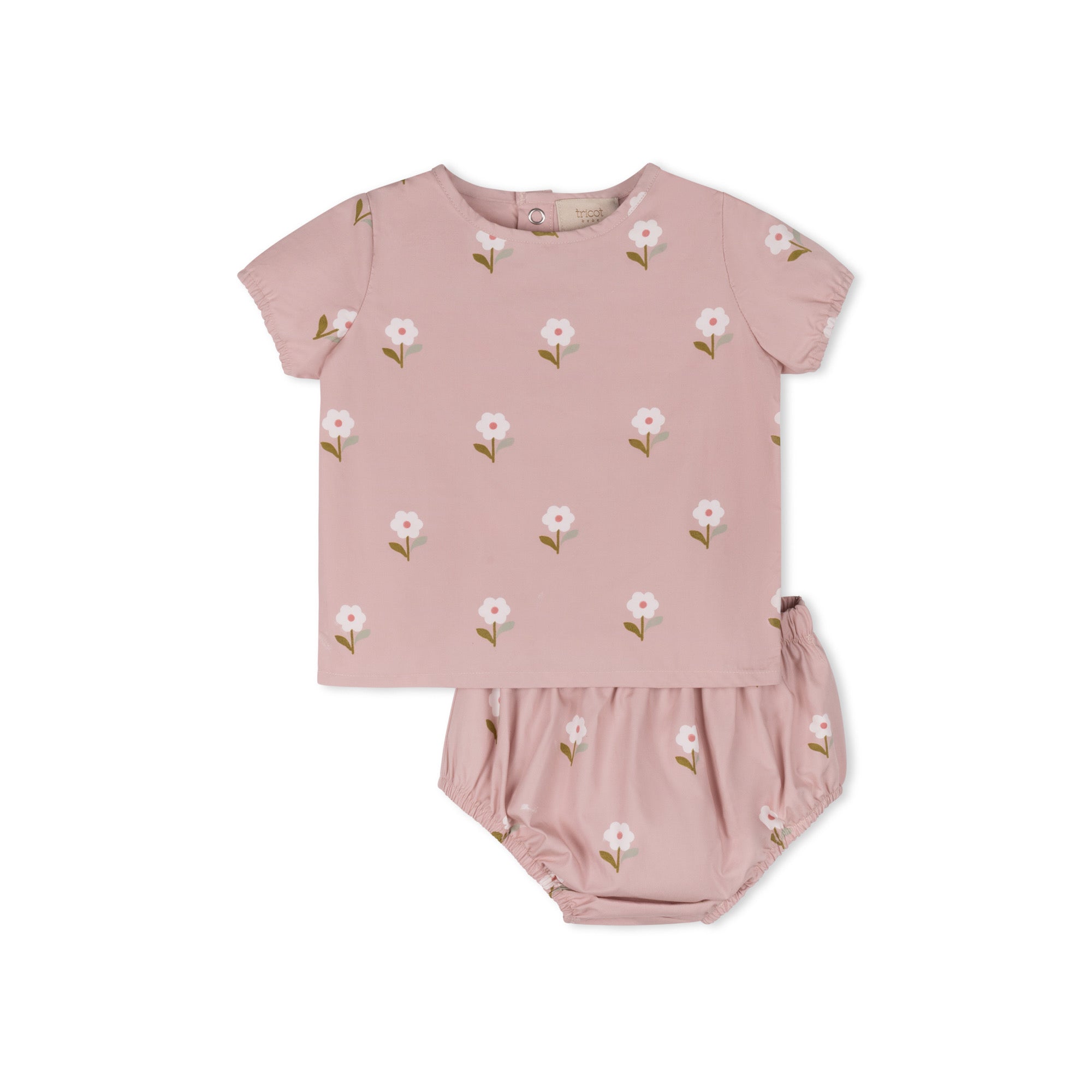 Poplin Floral 2 Pc Short Set
