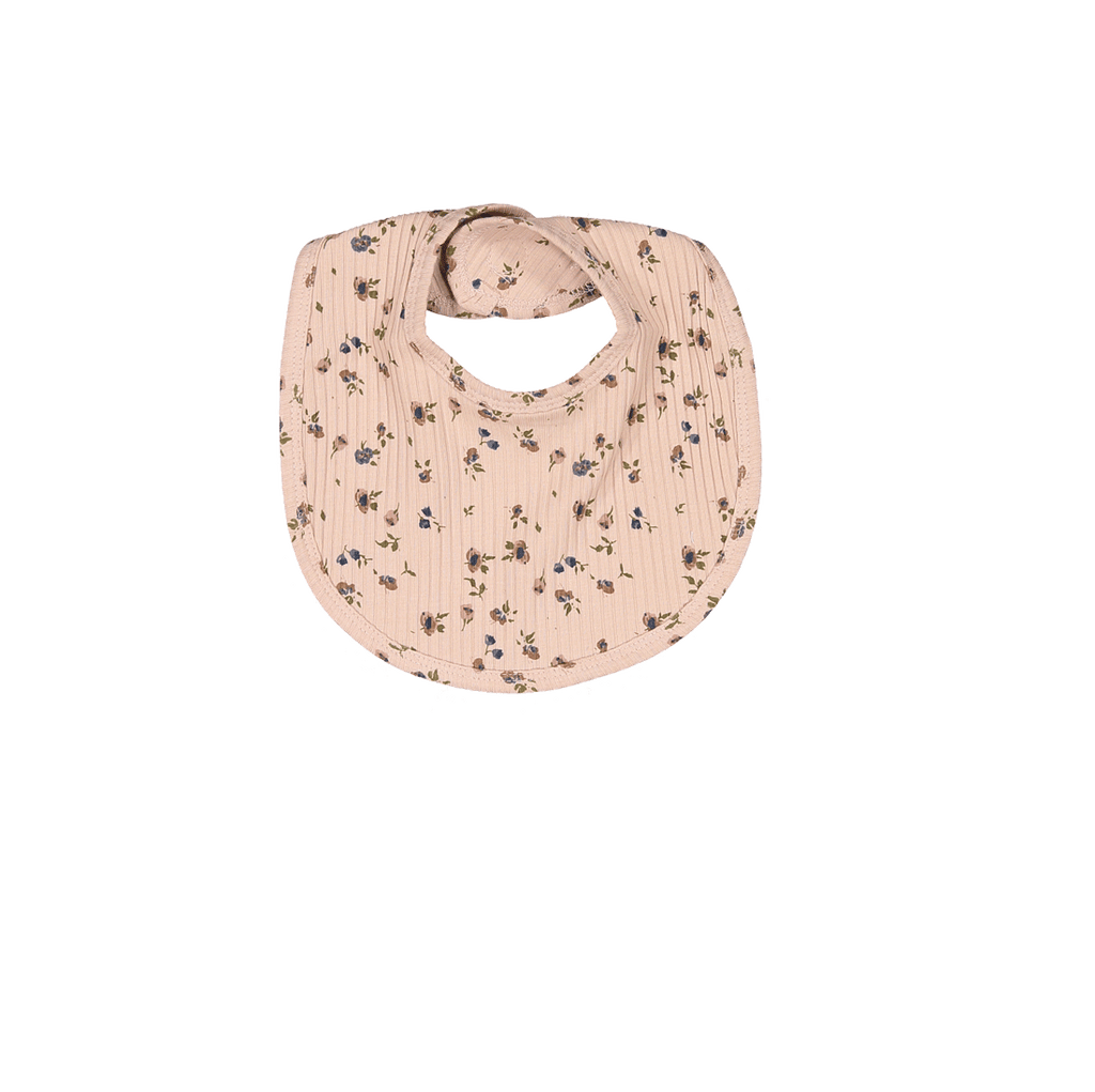 The Printed Bib - Floral Blush