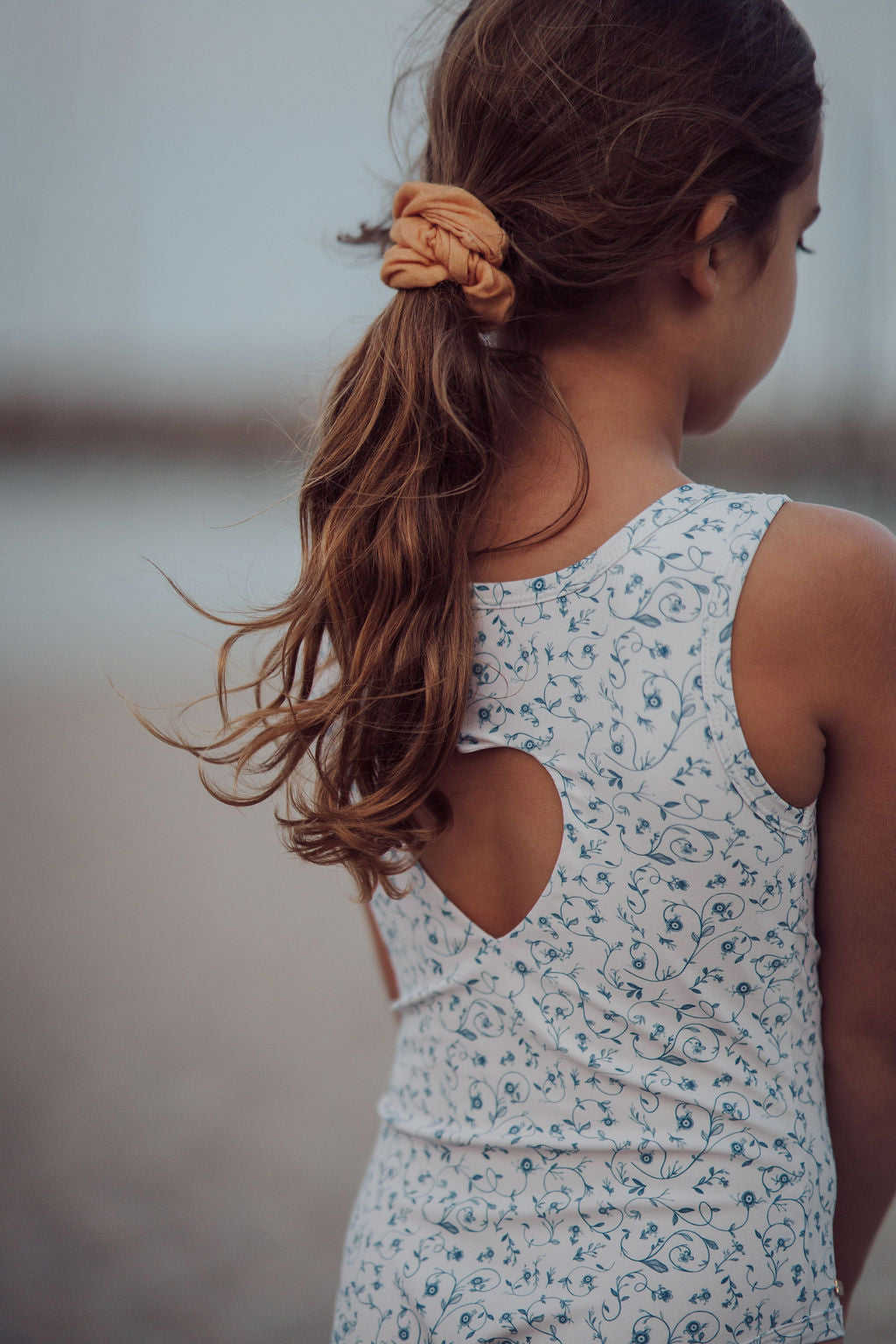 Sweetheart 1 Piece Swimsuit | UPF + Recycled - Scandi Floral