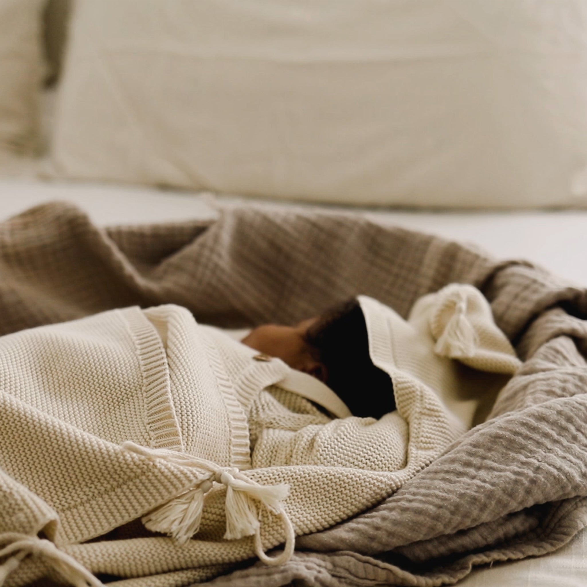 Knit Bunting | Olive