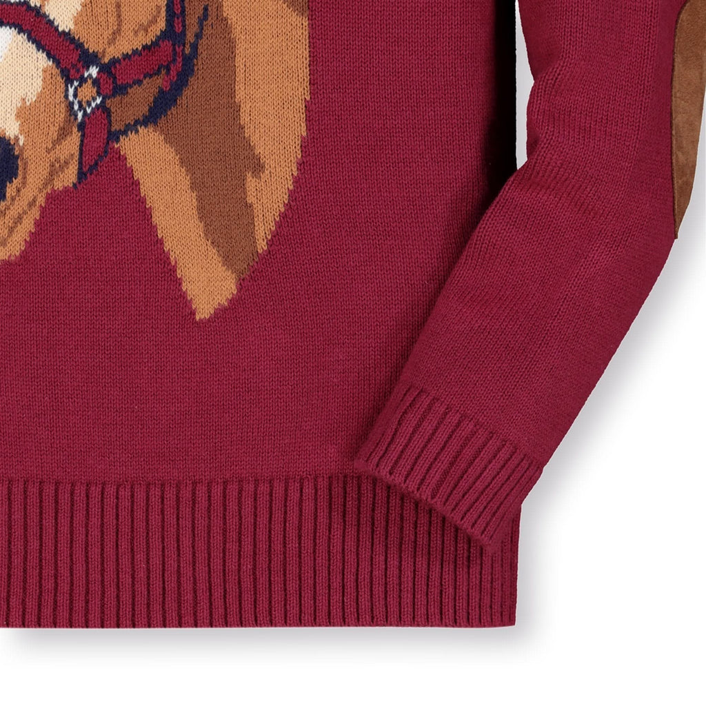 Horse Intarsia Pullover Sweater - Baby