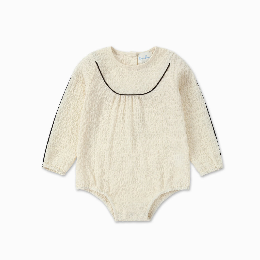 Boy Waffle Romper