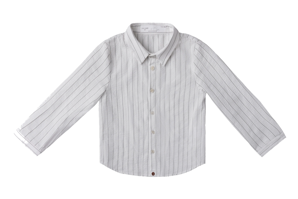 Leo Stripe Shirt - White