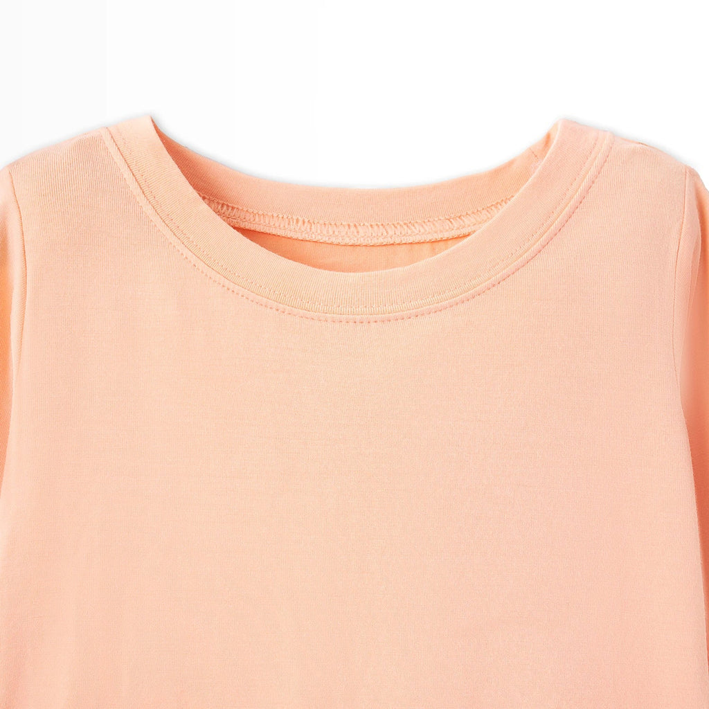 Peach Fuzz Long Sleeve Bamboo Pajama Set