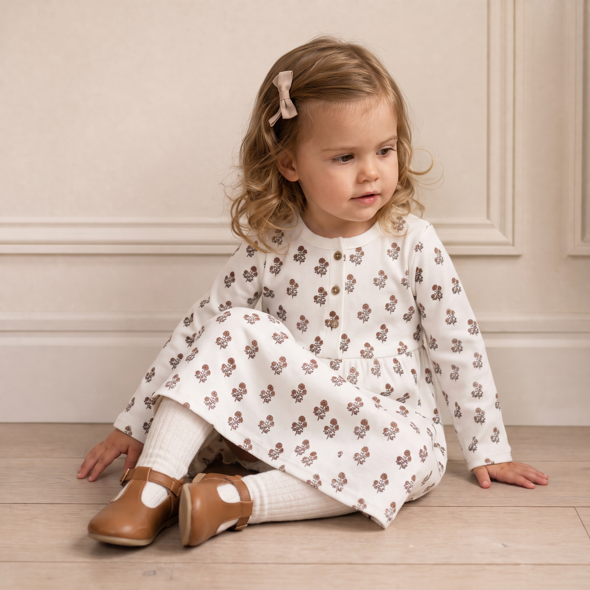 Organic Buttoned Dress - Loom