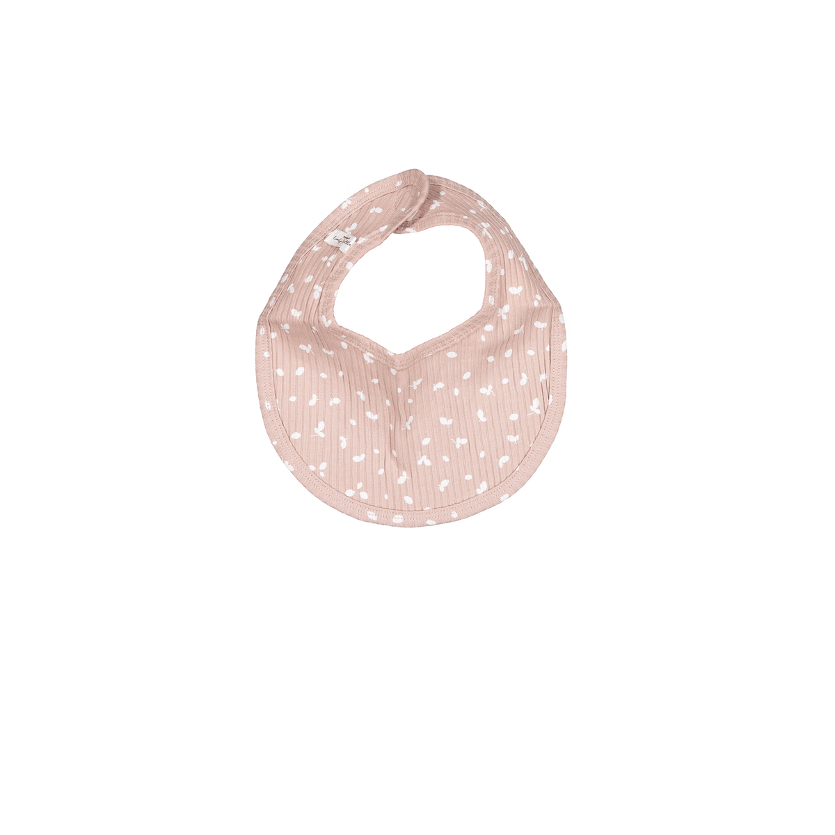 The Printed Bib - Mauve Petal