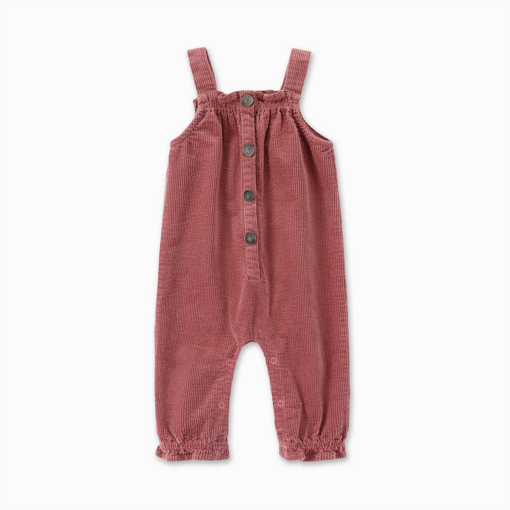 Pink Corduroy Overalls