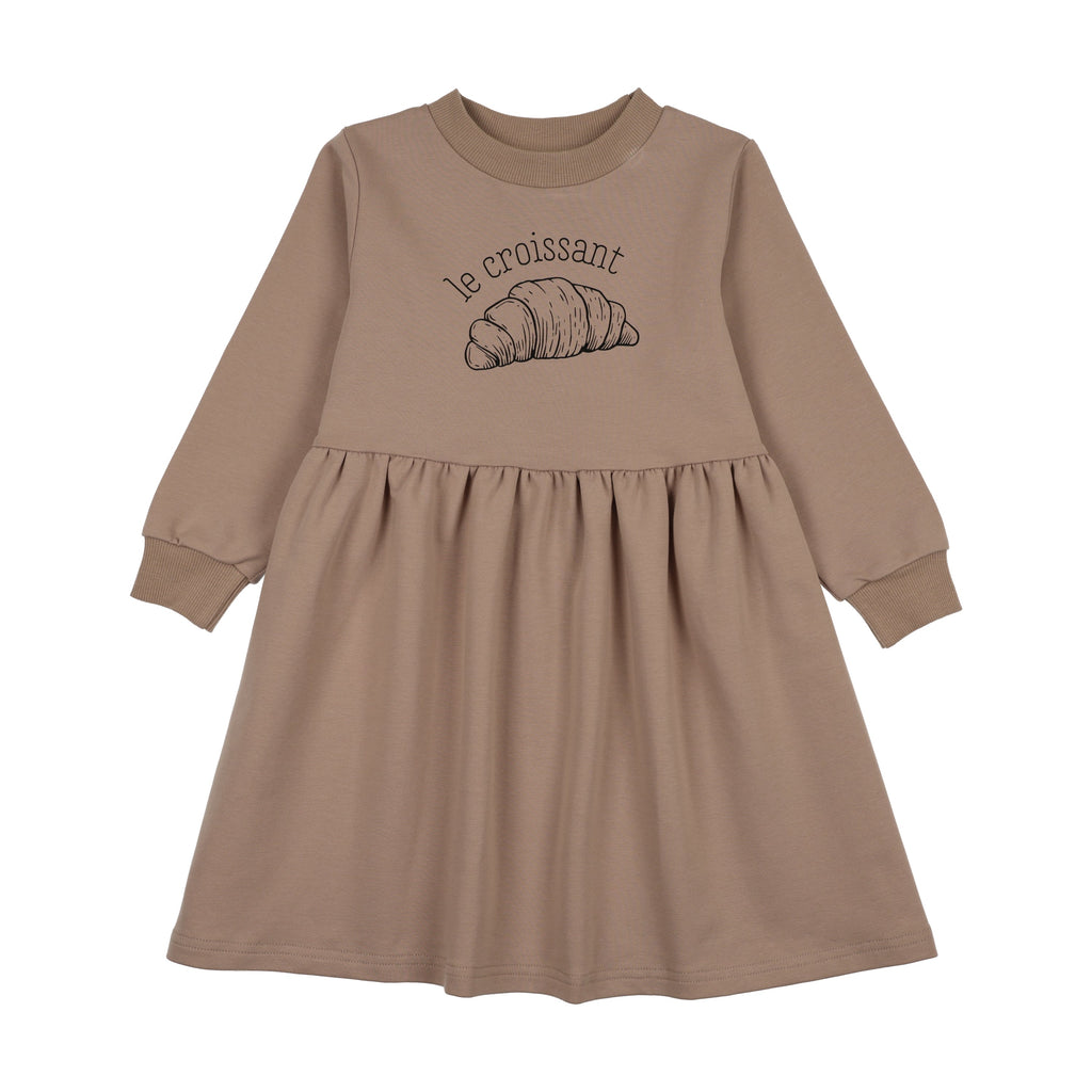 Le Croissant Dress-Toffee