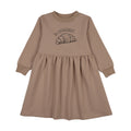 Le Croissant Dress-Toffee