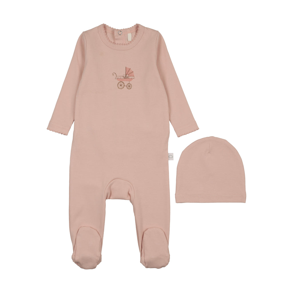 Graphic Footie-Pink