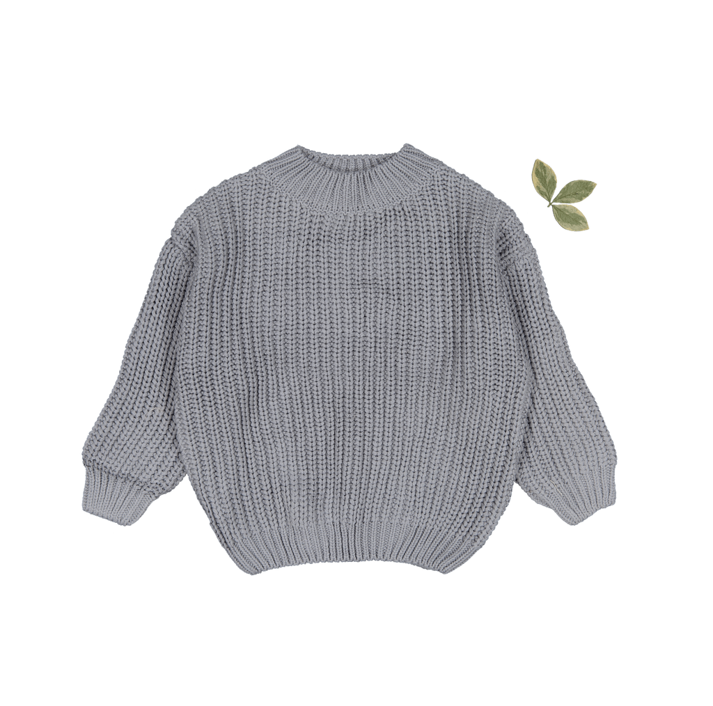 The Chunky Knit Sweater - Slate