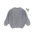 The Chunky Knit Sweater - Slate