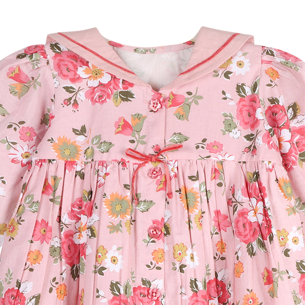 Rosy Breeze Sailor Collar Dress