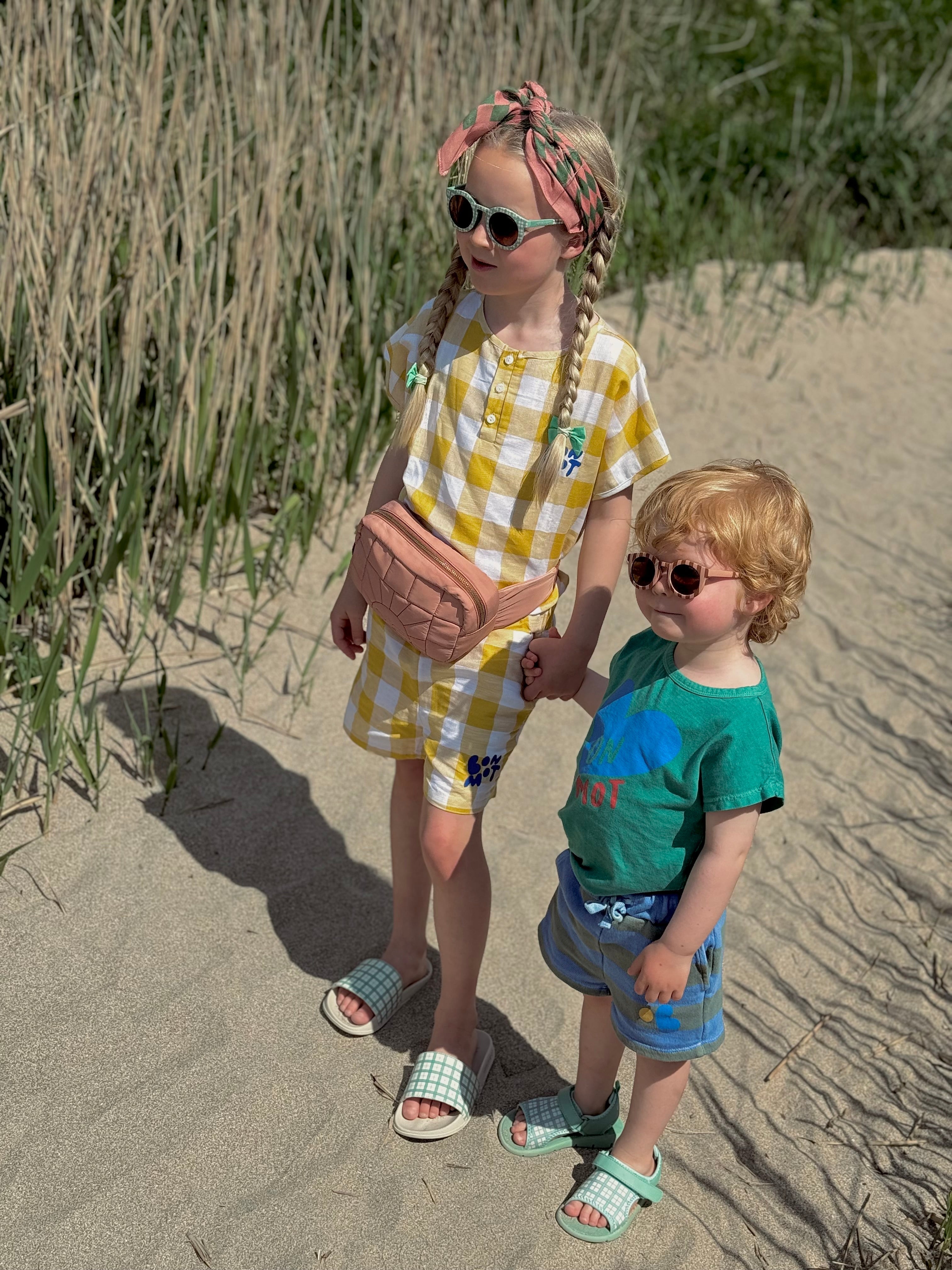 Slide Sandal | Fern Plaid