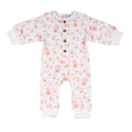 SOK | Baby Girls Ivory Waffle Cotton Floral Romper