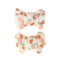Pigtail Bow Hair Clips Set of 2 | Organic | Sunset Meadow