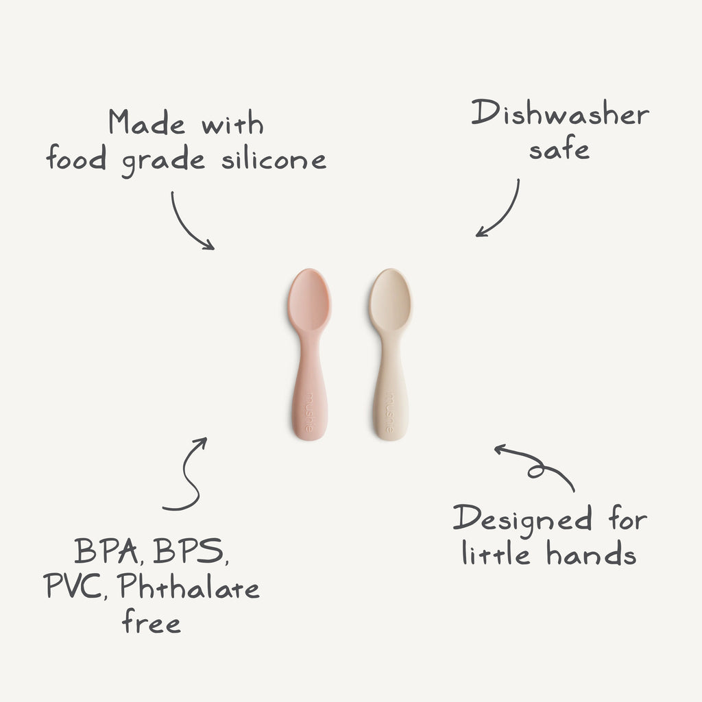 Silicone Toddler Starter Spoons